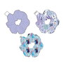 Cerdá Accessoire Cheveux 3 Elastiques Tissu Frozen Bleu 8.9 x 13.5 x 0.1 cm pour Enfant à partir de 3 ans