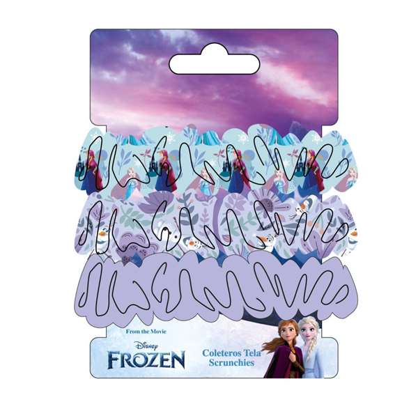 Cerdá Accessoire Cheveux 3 Elastiques Tissu Frozen Bleu 8.9 x 13.5 x 0.1 cm pour Enfant à partir de 3 ans Cerdá Accessoire Cheveux 3 Elastiques Tissu Frozen Bleu 8.9 x 13.5 x 0.1 cm pour Enfant à partir de 3 ans