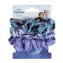 Elastiques pour Cheveux Frozen Bleu 3 Pièces
