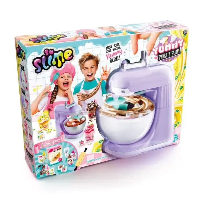 Canal Toys So Slime Yummy Twist & Slime - Mixeur à Slime avec Accessoires et Recettes - Jouet Créatif pour Enfants à Partir de 6 Ans - Réf. SSC 357
