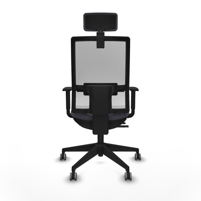 Piqueras y Crespo Chaise de Bureau Horna avec Appui-tête et Mécanisme Sincro/Traslack Gris foncé