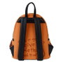 LOUNGEFLY Sac à dos Sam Trick 'r Treat 26 cm - En cuir vegan avec bandoulière réglable, détails phosphorescents, éclairage à piles et plusieurs compartiments - 22.5x26.25x11.25 cm