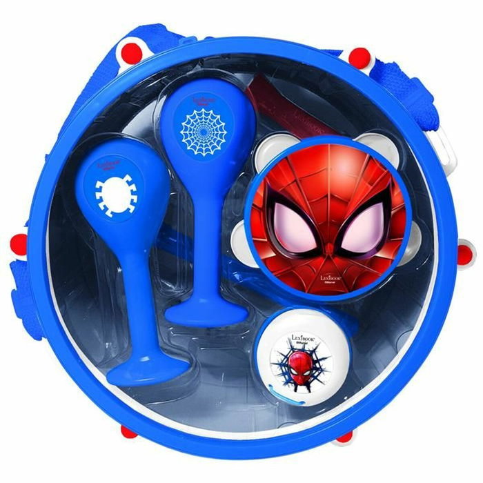 Lexibook Set Musical Spider-Man - 7 instruments avec tambour de rangement Lexibook Set Musical Spider-Man - 7 instruments avec tambour de rangement