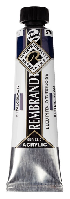 Rembrandt Peinture Acrylique Azul Ftalo 570 - 40 ml Rembrandt Peinture Acrylique Azul Ftalo 570 - 40 ml