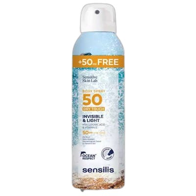 Sensilis INVISIBLE & LIGHT Spray corporel SPF50+ 250 ml