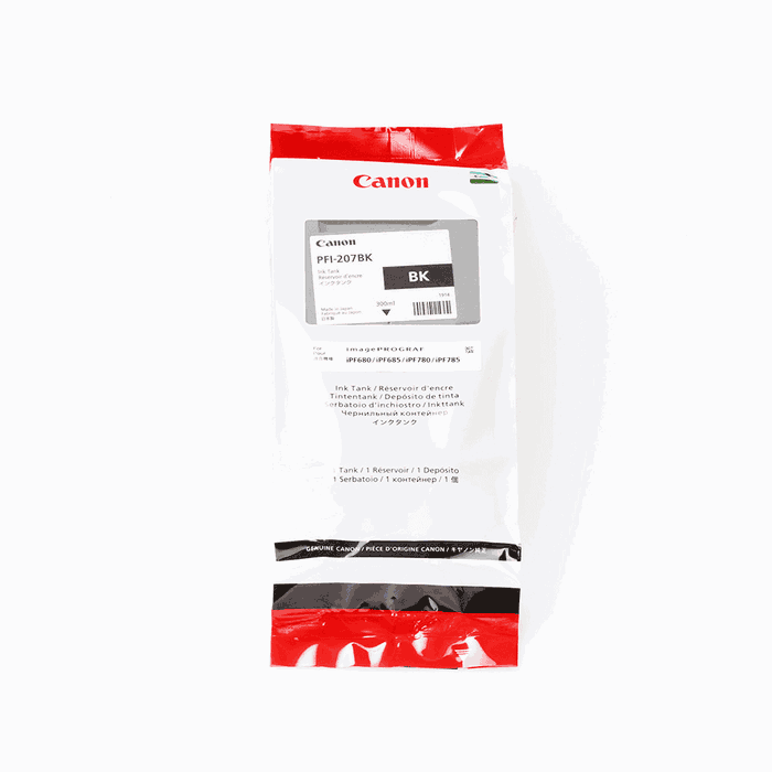 Canon PFI-207BK Noir 300ml Canon PFI-207BK Noir 300ml