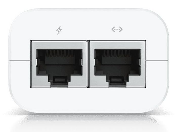 Ubiquiti Adaptateur PoE Gigabit 15W avec Protection - Injecteur d'Alimentation et de Données RJ45 pour UniFi