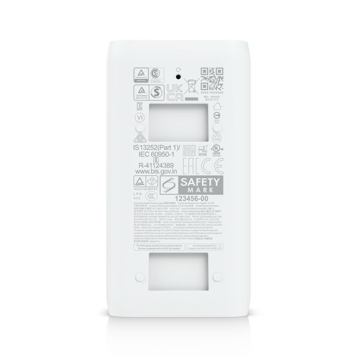 Ubiquiti Adaptateur PoE Gigabit 15W avec Protection - Injecteur d'Alimentation et de Données RJ45 pour UniFi