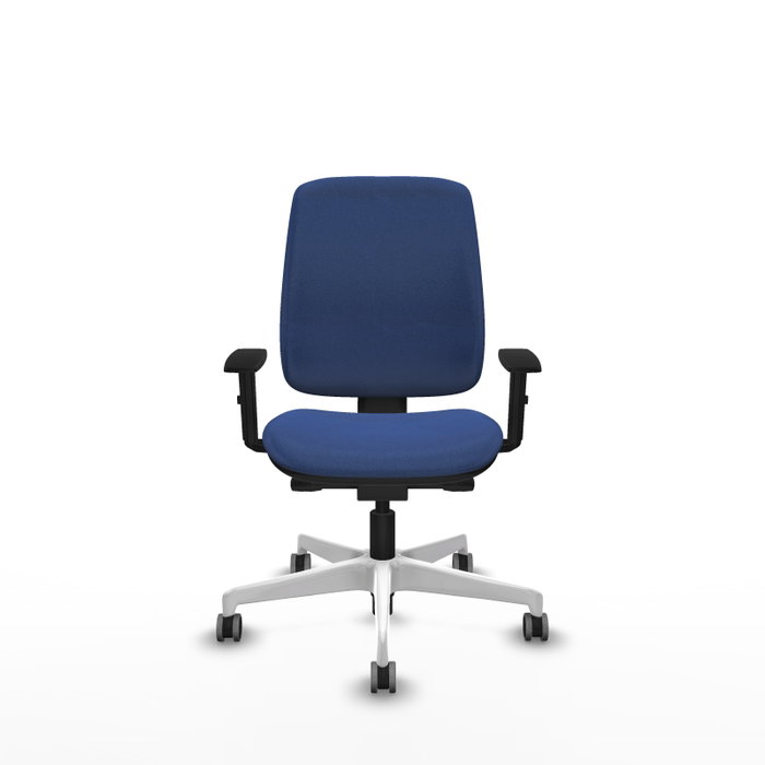 PIQUERAS Y CRESPO Chaise Alares Synchrone/Traslack Tissu Bleu foncé