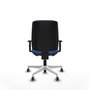 PIQUERAS Y CRESPO Chaise Alares Synchrone/Traslack Tissu Bleu foncé