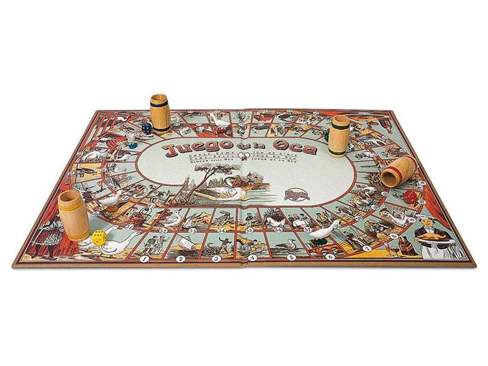 Cayro Juego de la Oca Collection - Jeu de société en espagnol pour 2 joueurs, à partir de 8 ans, multilingue (espagnol, anglais, français, italien, portugais, allemand)