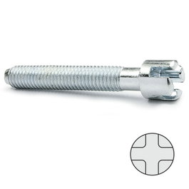 UCAFIX Vis à tête de tour zincée M8 60 mm