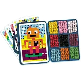 Nathan - Jeu de Création Educatif CLIC EDUC PIXELS - Reconnaissance des Couleurs et Imagination - 675 Pixels - 10 Grandes Illustrations - A Partir de 6 Ans