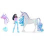 SPIN MASTER Coffret Licorne Glacier et Poupée Layla Unicorn Academy, Jeux et Jouets pour Enfants dès 4 ans