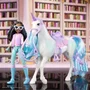 SPIN MASTER Coffret Licorne Glacier et Poupée Layla Unicorn Academy, Jeux et Jouets pour Enfants dès 4 ans