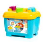 Molto - Caisse de blocs et puzzles souples en plastique avec 15 pièces, jouet éducatif pour enfants à partir de 1 an