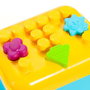 Molto - Caisse de blocs et puzzles souples en plastique avec 15 pièces, jouet éducatif pour enfants à partir de 1 an