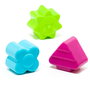 Molto - Caisse de blocs et puzzles souples en plastique avec 15 pièces, jouet éducatif pour enfants à partir de 1 an