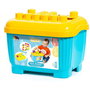 Molto - Caisse de blocs et puzzles souples en plastique avec 15 pièces, jouet éducatif pour enfants à partir de 1 an