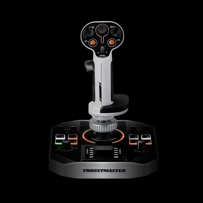 Thrustmaster Sol-R 2 HOSAS - Joystick spatial Duo ambidextre pour simulateur spatial - 88 boutons programmables - Technologie H.E.A.R.T. 16 bits