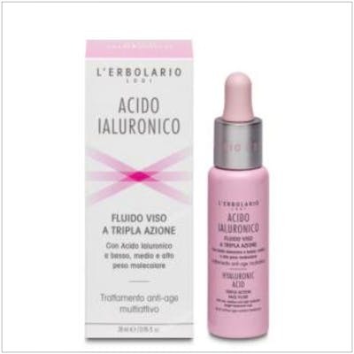 L'ERBOLARIO Acide Hyaluronique Fluide Visage Triple Action 28ml L'ERBOLARIO Acide Hyaluronique Fluide Visage Triple Action 28ml
