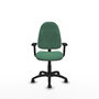 PIQUERAS Y CRESPO Chaise de bureau Algarra Vert émeraude