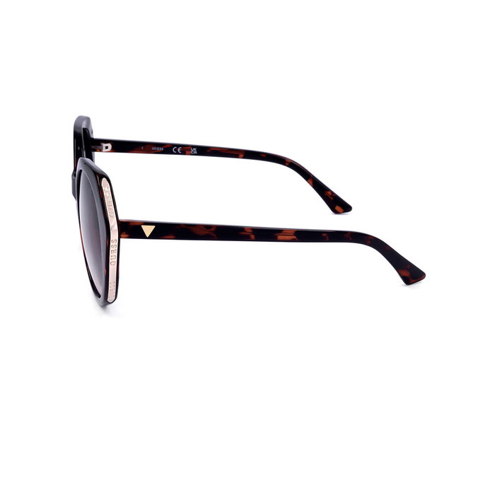 Guess Factory GF6201 Lunettes de soleil rondes pour femmes 55mm Protection UV400 Monture en plastique 140 mm