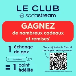 SodaStream Recharge de gaz CO2 originale à visser pour machine à eau gazeuse, jusqu'à 60 litres, triple contrôle qualité