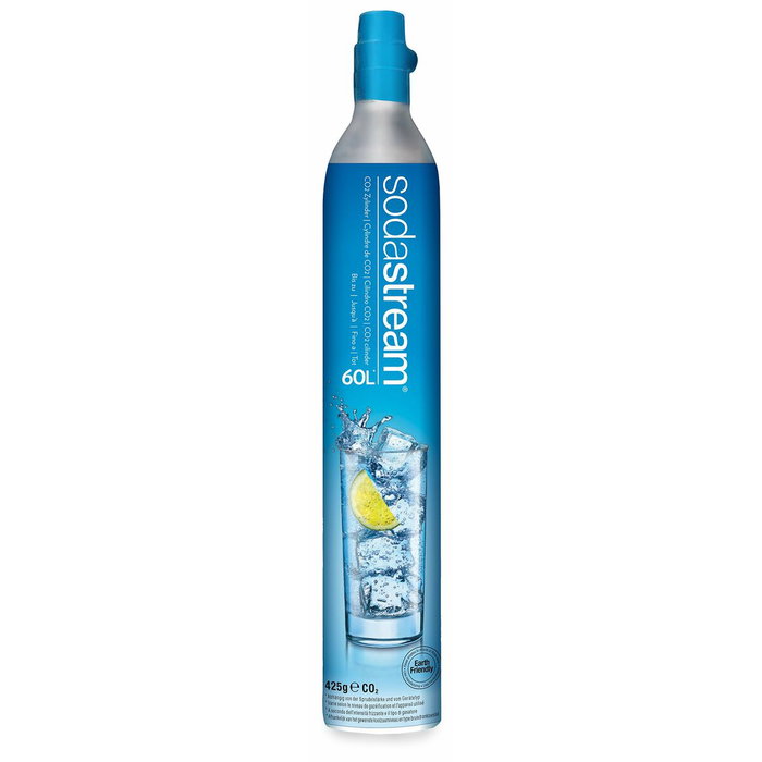 Sodastream Recharge de gaz originale pour système à visser, 60L, Bleu