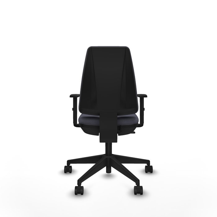 Chaise Elche Contact permament de base Tissu Gris foncé Base pyramidale noire Accoudoir 1D Sans appui-tête Roulettes 65mm nylon Chaise Elche Contact permament de base Tissu Gris foncé Base pyramidale noire Accoudoir 1D Sans appui-tête Roulettes 65mm nylon