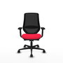 PIQUERAS Y CRESPO Chaise Mardos Synchrone/Traslack Rouge et Noir