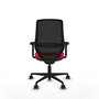 PIQUERAS Y CRESPO Chaise Mardos Synchrone/Traslack Rouge et Noir