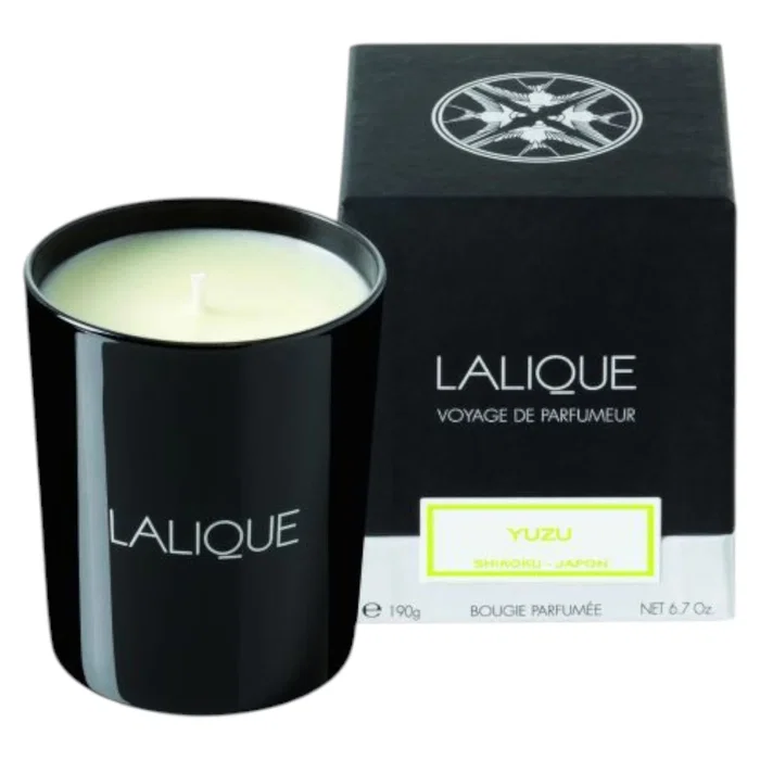 Lalique Bougie parfumée Yuzu Shikoku Japon 190 g
