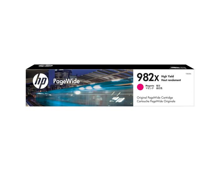 HP 982X Magenta haute capacité, Cartouche d'encre PageWide T0B28A