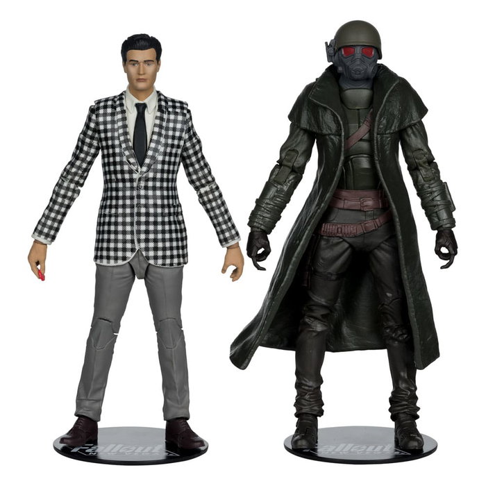 Fallout: New Vegas pack 2 statuettes Riot Ranger Armor & Benny Survivor 18 cm