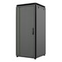 Lanview Armoire Rack 19 pouces 26U autoportante Logon 600 x 600 mm - Porte en verre, Gestion de câbles, RAL9005
