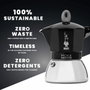 Bialetti MOKA Induction 4 tasses Noir, 150 ml