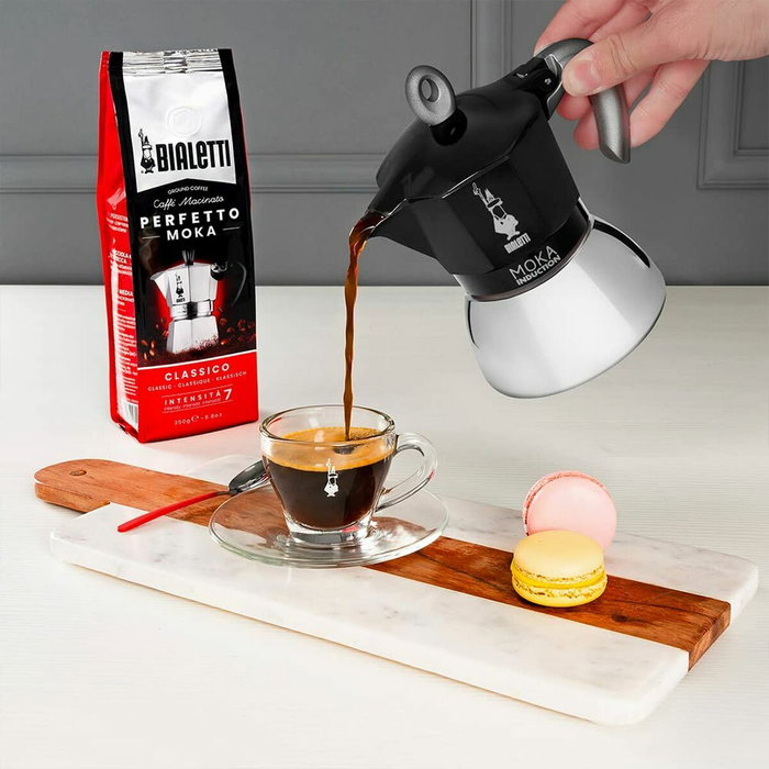 Bialetti MOKA Induction 4 tasses Noir, 150 ml Bialetti MOKA Induction 4 tasses Noir, 150 ml