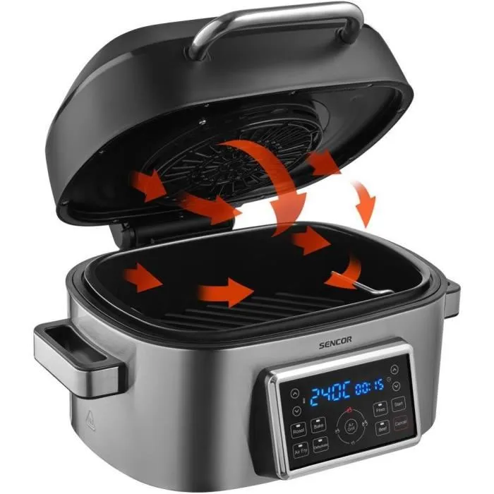Sencor SBG 8900SS Friteuse à air et grill 6L Sencor SBG 8900SS Friteuse à air et grill 6L