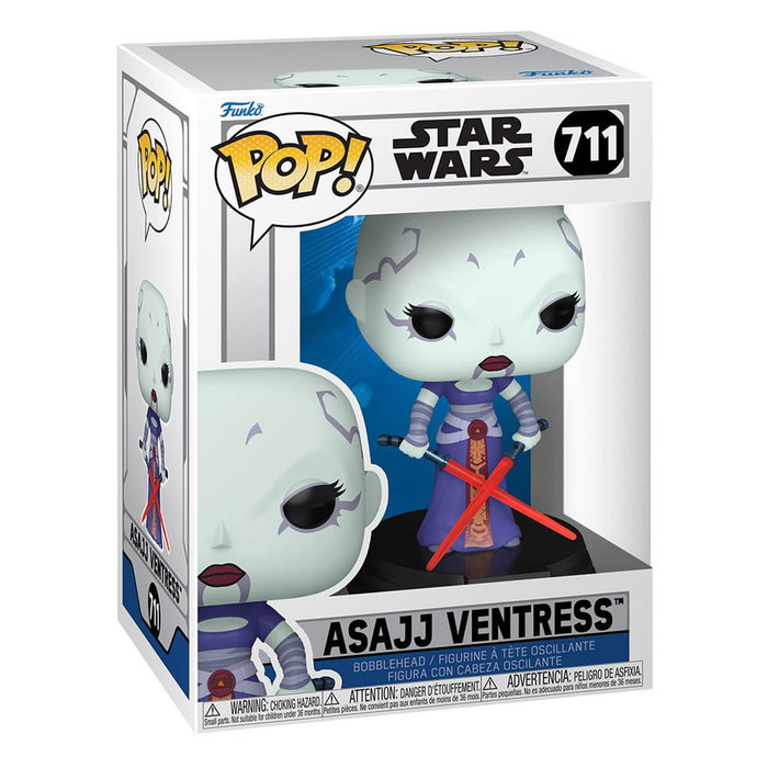 Funko Star Wars POP! Asajj Ventress Figurine Bobble Head Funko Star Wars POP! Asajj Ventress Figurine Bobble Head