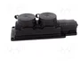 PAWBOL Socle d'alimentation AC Schuko 2P+PE noir 16A IP44