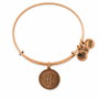 Alex And Ani Bracelet Lettre H Doré