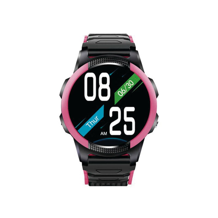 Save Family Montre intelligente Slim 1,28 Rose Argenté