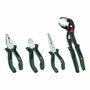 Bosch Set de 4 pinces (coupante diagonale, universelle, bec long et multiprises)