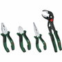 Bosch Set de 4 pinces (coupante diagonale, universelle, bec long et multiprises)