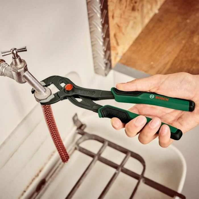 Bosch Set de 4 pinces (coupante diagonale, universelle, bec long et multiprises)