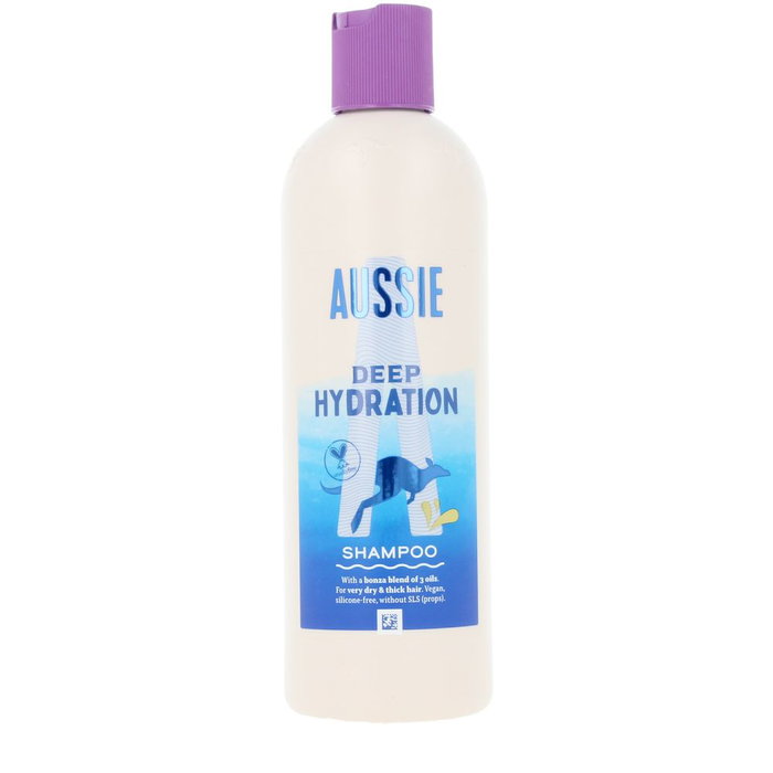 Aussie Shampoing hydratant intense 300 ml - Ultra-Intense aux huiles de jojoba, avocat & macadamia pour cheveux épais, bouclés, secs - Vegan, sans SLS ni silicones Aussie Shampoing hydratant intense 300 ml - Ultra-Intense aux huiles de jojoba, avocat & macadamia pour cheveux épais, bouclés, secs - Vegan, sans SLS ni silicones