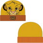 Cerdá Gorro de Punto con Aplicaciones Tu:T.Unica Disney Le Roi Lion - Jaune, Taille Unique - A Partir de 3 Ans