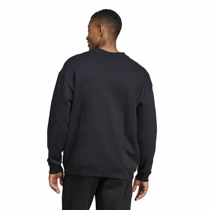 Sweat sans capuche homme Adidas Brand Love French Terry Noir