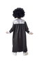 Creaciones Llopis T-1 Déguisement enfant Gospel Argent - Tunique noire - Taille 3 à 5 ans